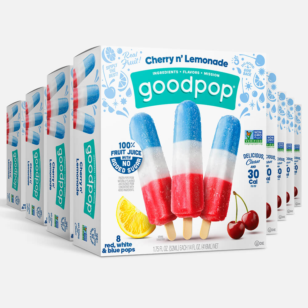 GoodPop Red White & Blue 8 Pacl