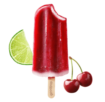  GoodPop Organic Freezer Pops - Cherry Limeaide, Fruit Punch,  Grape, 100% Juice, No Added Sugar - 20ct, Box : Grocery & Gourmet Food