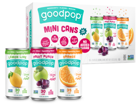 GoodPop Disrupts Beverage Category With New Mini Cans