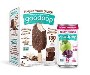 GoodPop  Cleaned Up Classics, Ice Pops + Dairy-Free Snacks