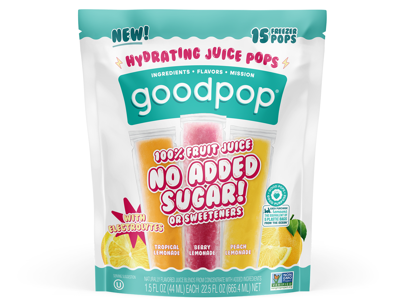 Hydrating Freezer Pops With Electrolytes GoodPop