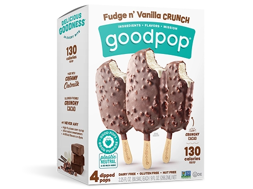 GoodPop Fudge n Vanilla Crunch pops box
