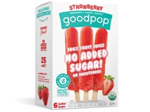 Strawberry No Added Sugar box