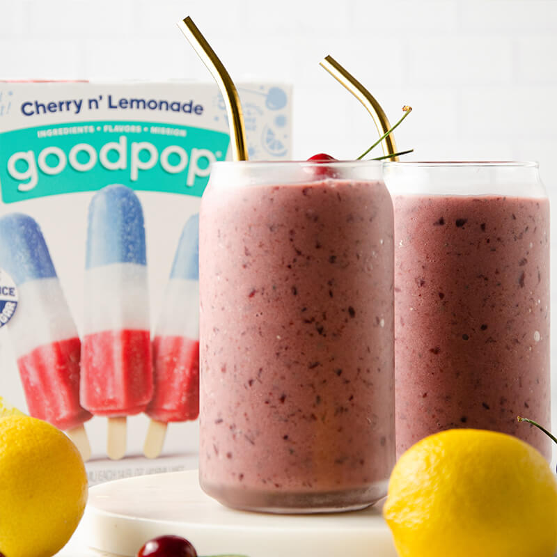 Very Cherry Lemonade Smoothie | GoodPop Recipe