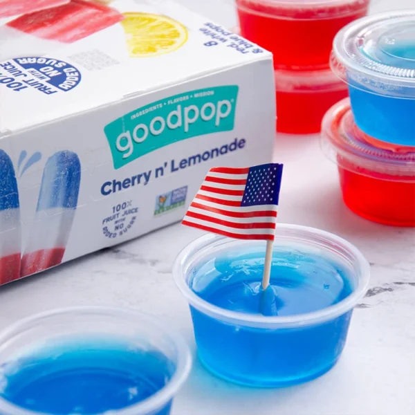 Red, White & Blue Jello Shots