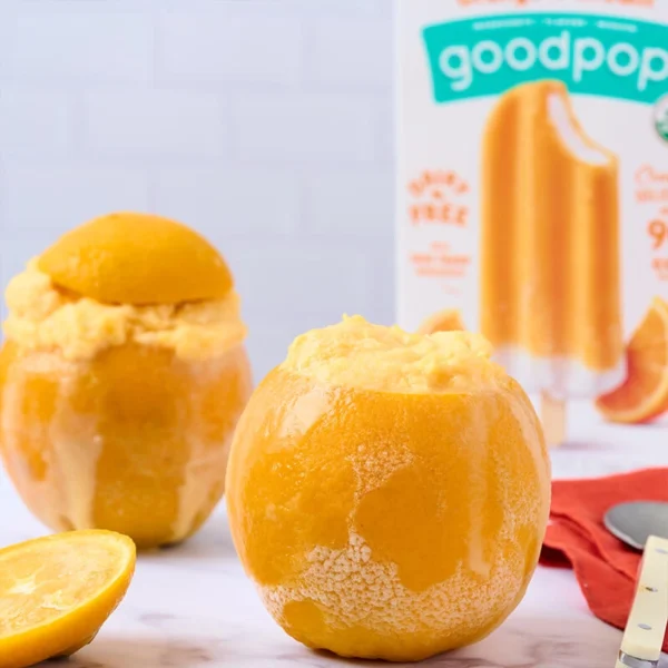 Orange ‘n Cream Sorbet Cups