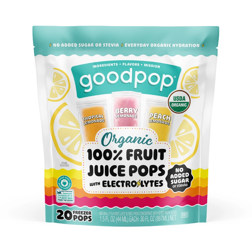 Organic Electrolyte Freezer Pop - GoodPop®