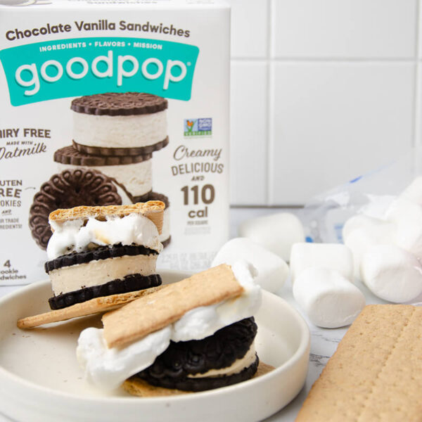 S’mores Chocolate Vanilla Sandwich